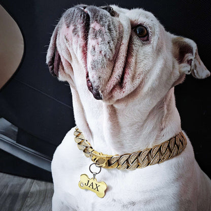 Eterna Tag L | Bone | Gold