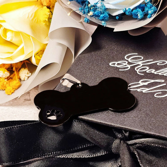 Eterna Tag L | Bone | Black