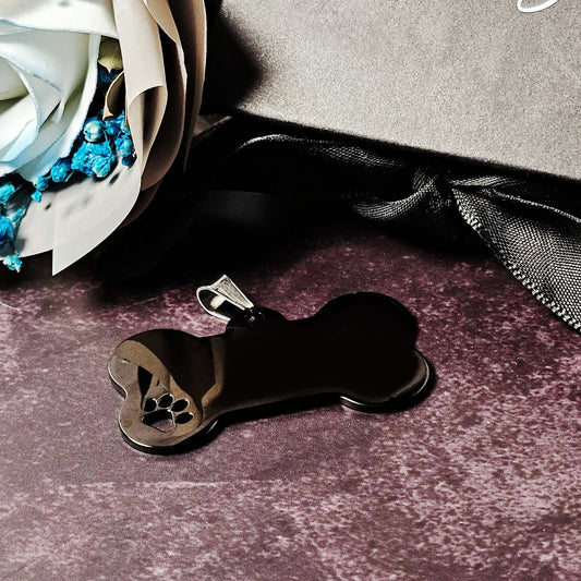 Eterna Tag L | Bone | Black