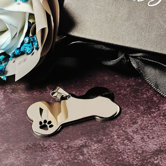Eterna Tag L | Bone | Silver